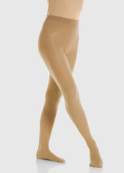 3310 Footed Performance Figure Skating Tights 12-14 Light Tan