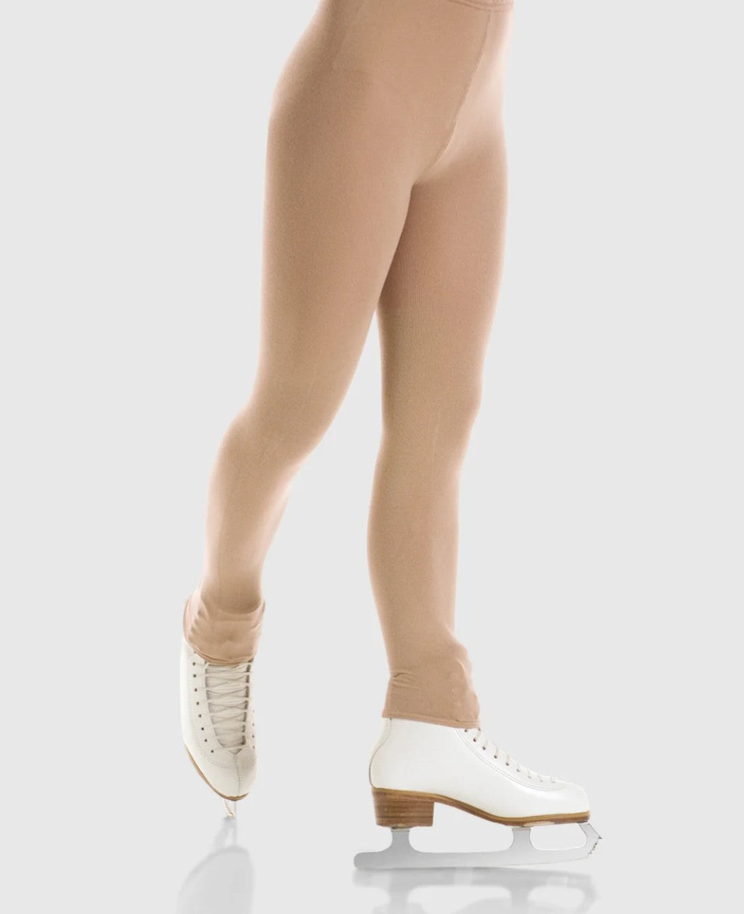 3393 Footless Skate Large Light Tan Tights