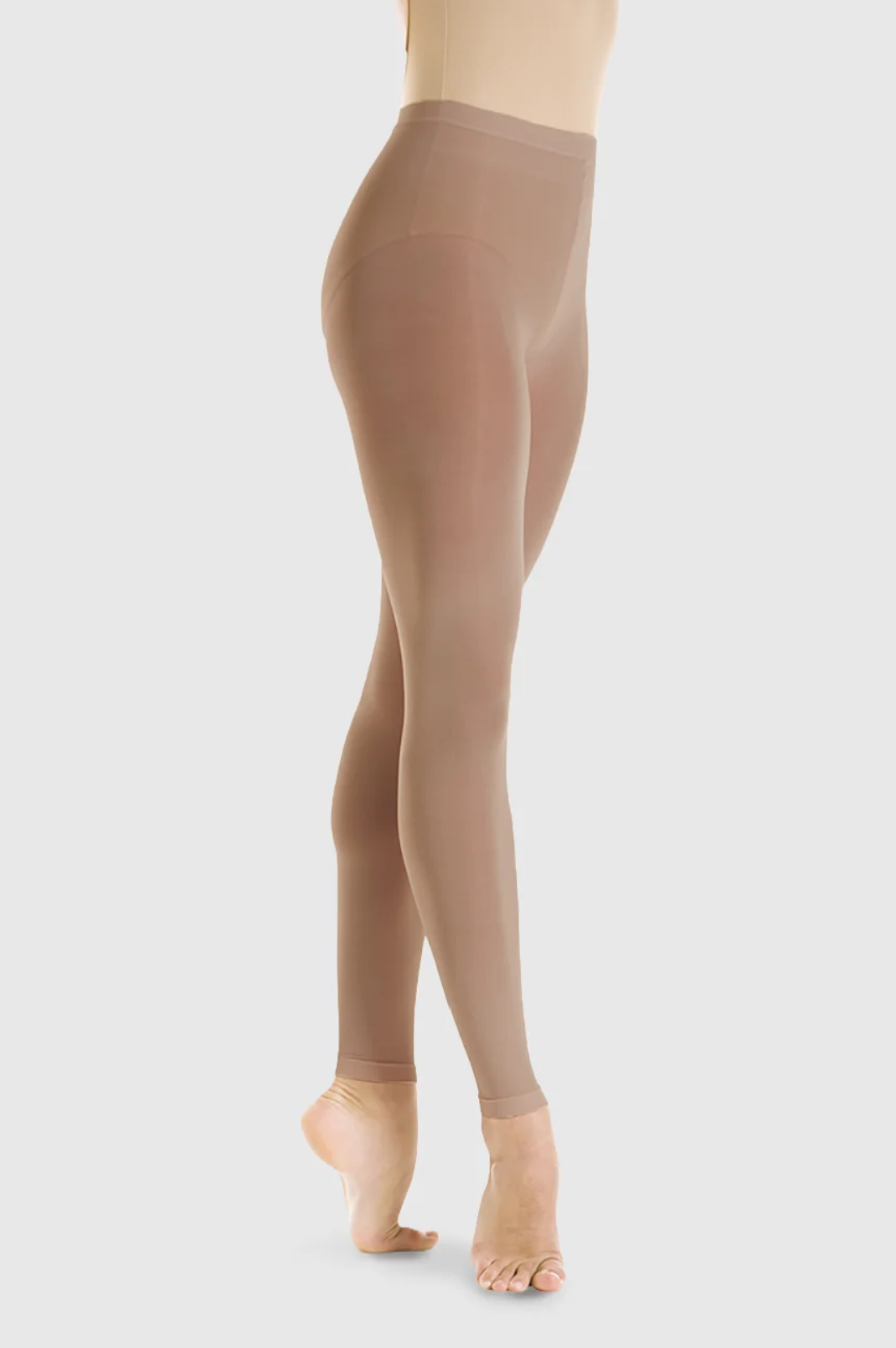 345 Durable Footed Tight Light Tan 4-6