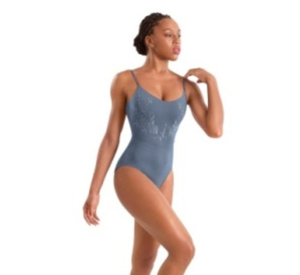 M70007TM Adagio Floral EMB Camisole Leotard