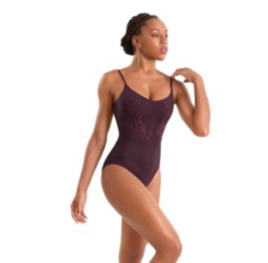 M70007TM Adagio Floral EMB Camisole Leotard