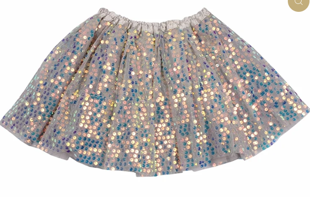 Silver Sequin Tutu 2-6yrs