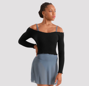 M30024L Adagio Long Sleeve Rib Warm Up