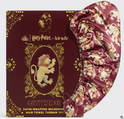 Kit-sch Gryffindor Satin Wrapped Microfiber Hair Towel