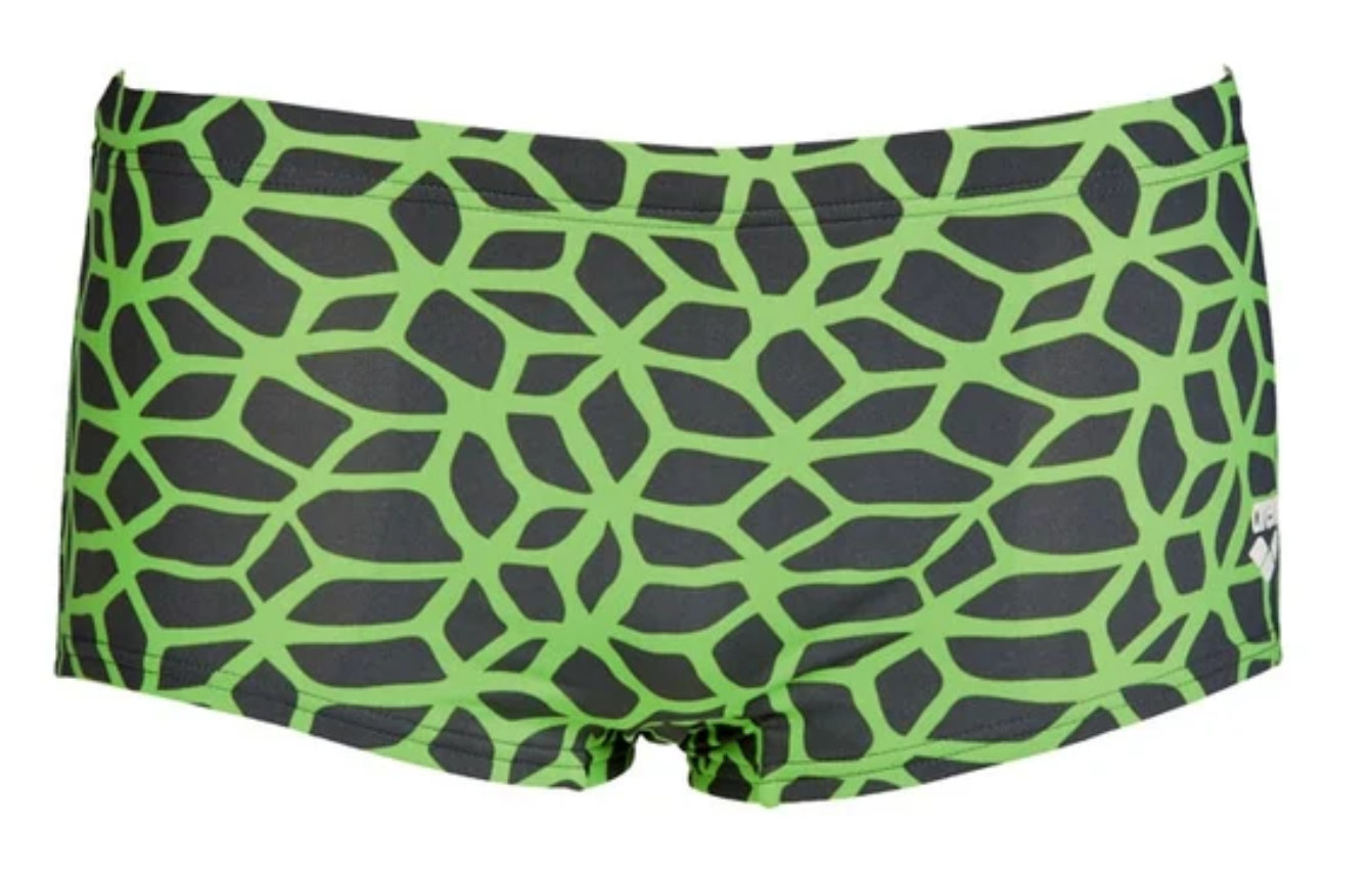 Arena Carbonics Low Waist Short 34 Shadow Grey/ Green leaf