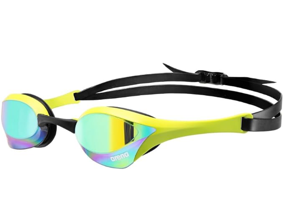 Arena Cobra Ultra Swipe Mirrored Lime Green Goggles