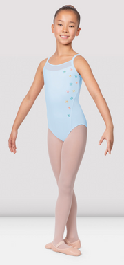 CL9677 Juni Scoop Neck Cami 2-4 Blue Leotard