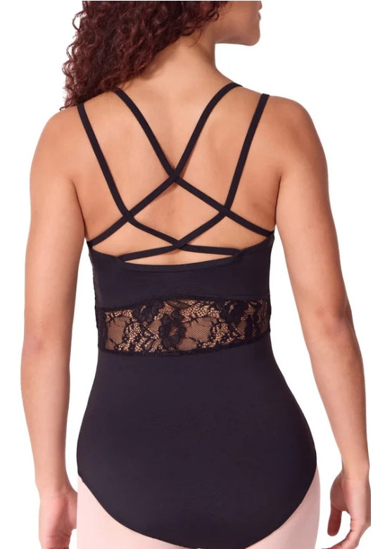 EL103W Capezio Soft Elegance Lace Camisole Leotard