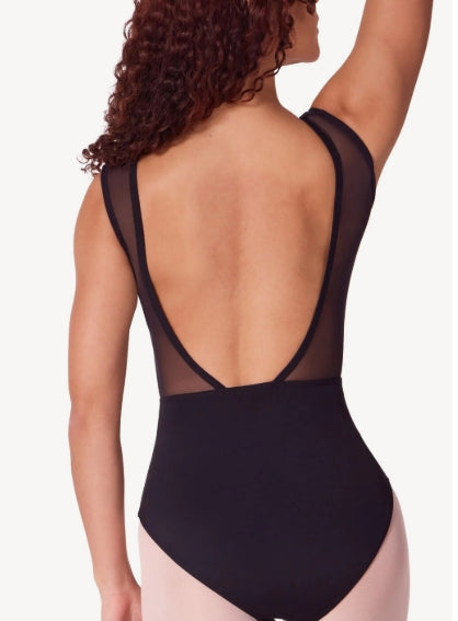 EL106W Capezio Soft Elegance Asymmetrical Boat Neck Leotard