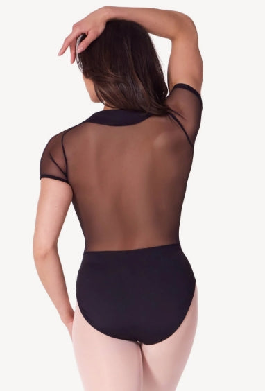 EL108W Capezio Soft Elegance Corset Short Sleeve