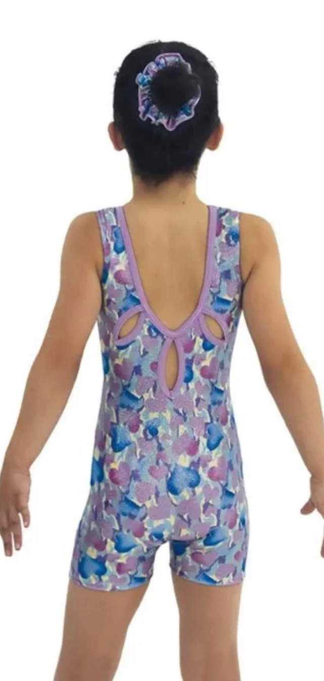 7804 Printed Unitard Gymnastics Leotard