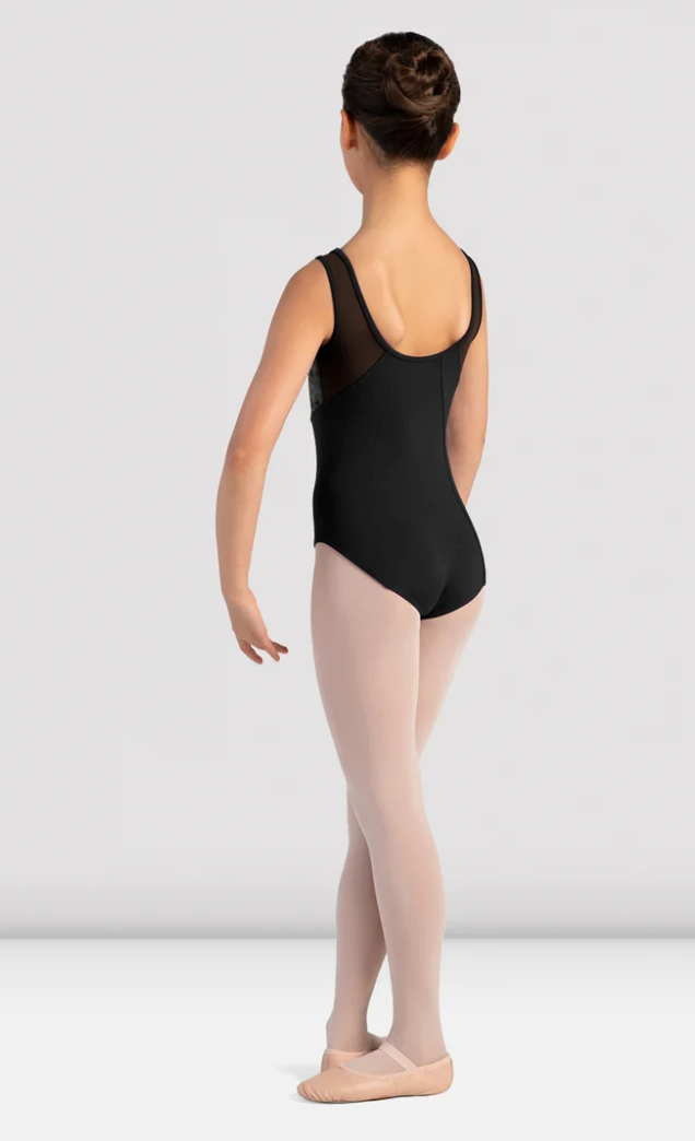 CL1027 Taylor Velvet Paneled Tank  Leotard