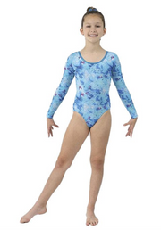 17834 Long sleeve Gymnastics Leotard