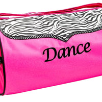 Pink with Zebra Accent Duffel