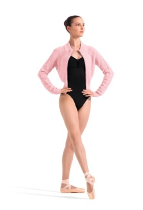 J13004 Opulence Zipper Cable Knitted Jacket