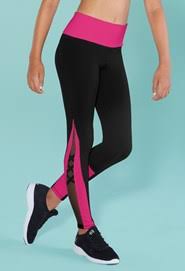 Bloch Contrast X Detail Mesh Legging