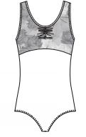 Bloch Printed Body Tank Leotard