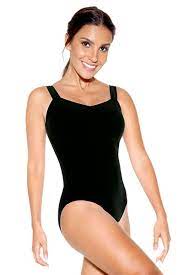 So Danca Wide Strap Leotard With Pinch Front - Adult